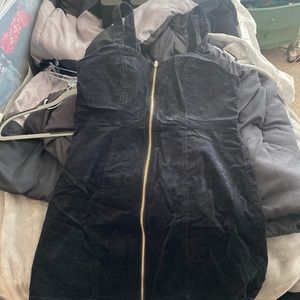 Black corduroy jumper